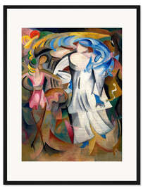 Gerahmter Kunstdruck Marval beim Van Dongen-Ball