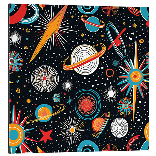 Galleriprint Vintage Space World