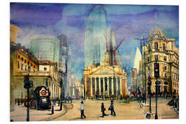 Foam board print London Bank Junction