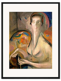 Gerahmter Kunstdruck Selbstporträt, 1917