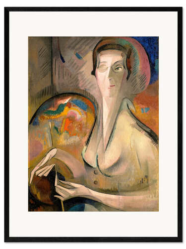 Impresión de arte enmarcada Self Portrait, 1917