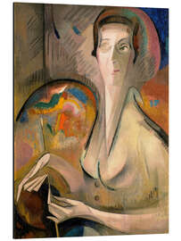 Magnettafel Selbstporträt, 1917