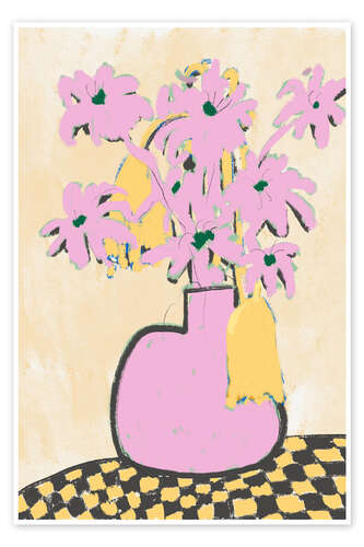 Poster Pink Vase