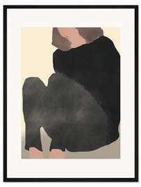 Gerahmter Kunstdruck All Black