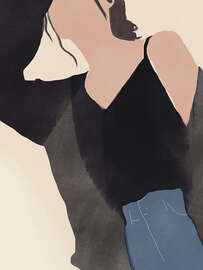 Magnettafel Black Over Light