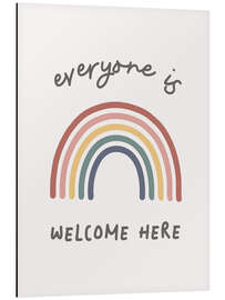 Magnettafel Everyone Is Welcome Here