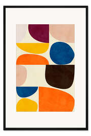 Gerahmter Kunstdruck Vivid Bauhaus I