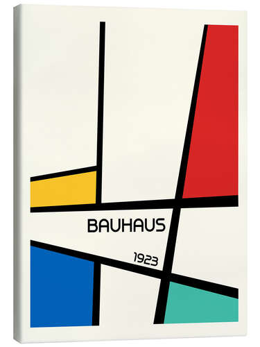 Leinwandbild Bauhaus Geometrisches Design, 1923