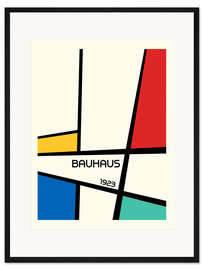 Gerahmter Kunstdruck Bauhaus Geometrisches Design, 1923