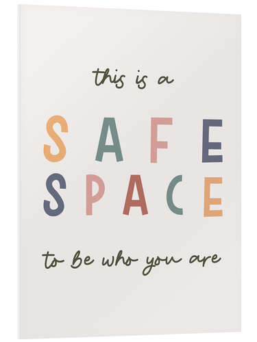 Tableau en PVC Safe Space