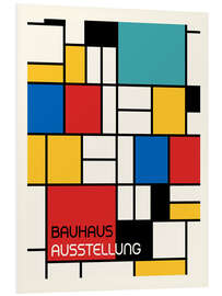 PVC print Bauhaus Geometric Design, Exhibition