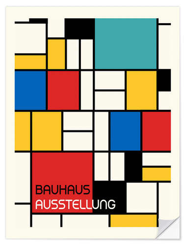 Wall sticker Bauhaus Geometric Design, Exhibition