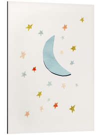 Magnettafel Mond &amp; Sterne