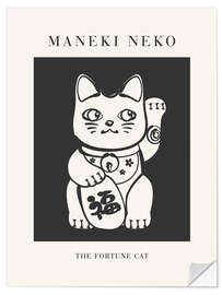 Naklejka na ścianę Manekineko, The Fortune Cat