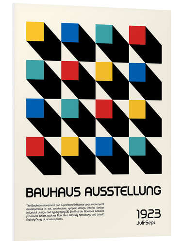 PVC print Bauhaus, Exhibition 1923 I