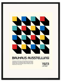 Gerahmter Kunstdruck Bauhaus, Ausstellung 1923 I