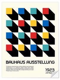 Wandsticker Bauhaus, Ausstellung 1923 I