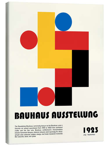 Canvas print Bauhaus, Exhibition 1923 II