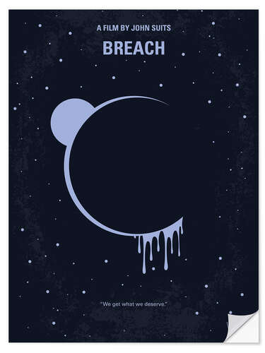 Selvklæbende plakat Breach