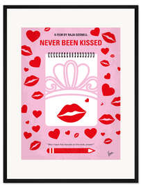Gerahmter Kunstdruck Never Been Kissed