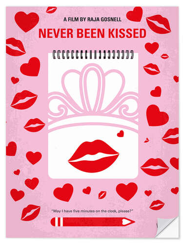 Sticker mural Never Been Kissed