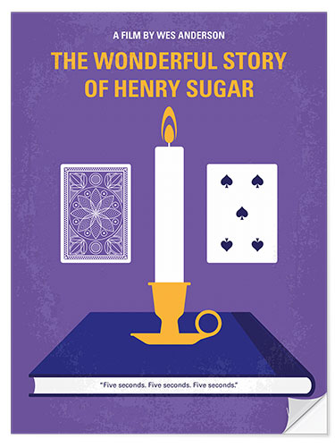 Sticker mural My The Wonderful Story of Henry Sugar