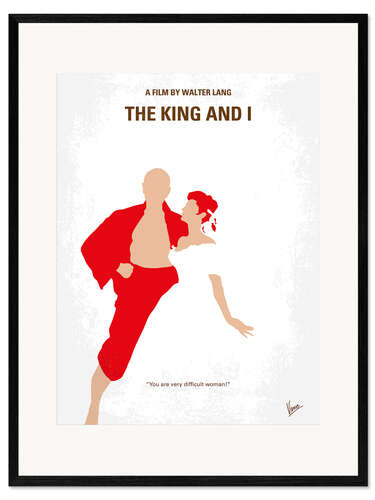 Impression artistique encadrée The King and I