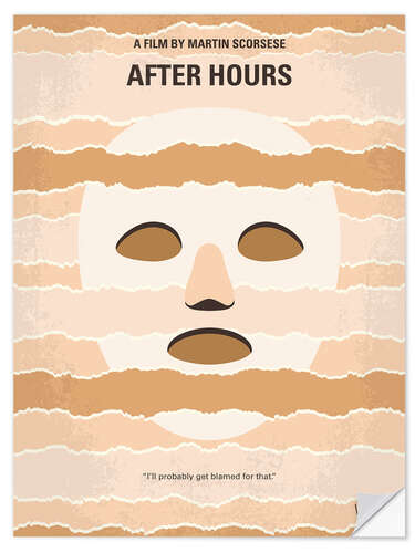 Selvklebende plakat After Hours