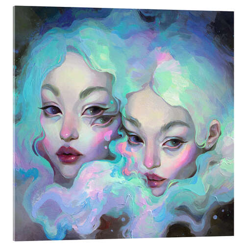 Stampa su vetro acrilico Ethereal Echoes