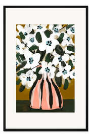 Gerahmter Kunstdruck Pastel Flower Impression II