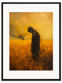 Gerahmter Kunstdruck Overthinking