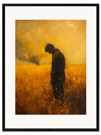 Gerahmter Kunstdruck Overthinking