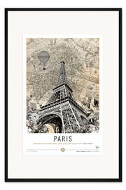 Gerahmter Kunstdruck Paris City Break II