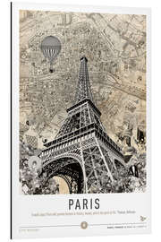 Magnettafel Paris City Break II