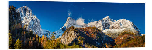 Foam board print Spitzmauer and Großer Priel, Austria