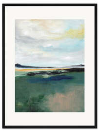 Gerahmter Kunstdruck Smaragd-Moos