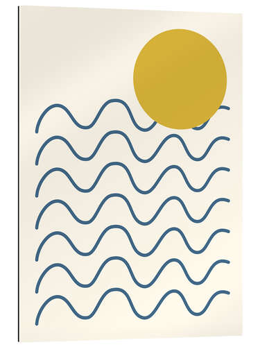 Gallery print Sun and Ocean Waves