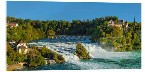 Acrylic print Rhine Waterfalls at Schaffhausen I