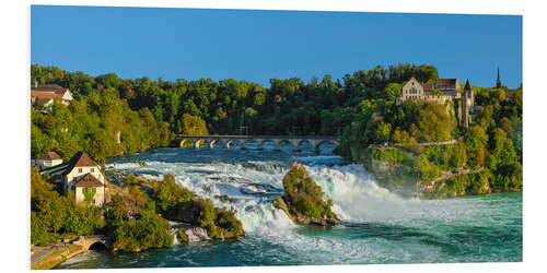 Foam board print Rhine Waterfalls at Schaffhausen I