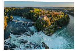 Aluminium print Rhein Waterfalls at Schaffhausen II