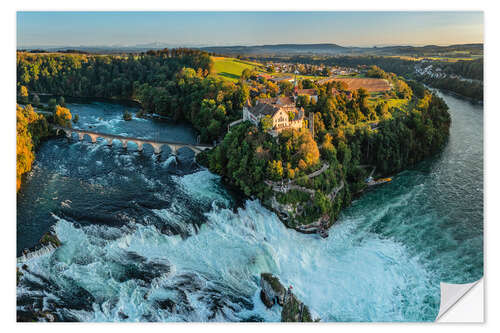 Sticker mural Rhein Waterfalls at Schaffhausen II