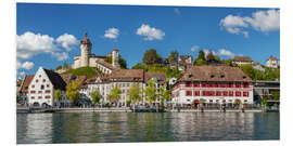 Foam board print A summer day in Schaffhausen