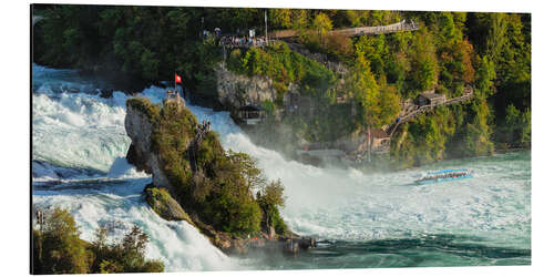 Quadro em alumínio Rhein Waterfalls at Schaffhausen III