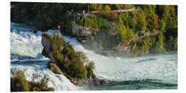 Foam board print Rhein Waterfalls at Schaffhausen III