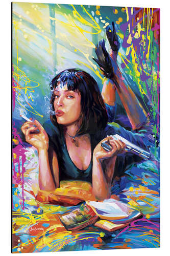 Aluminium print Mia Wallace - Pulp Fiction