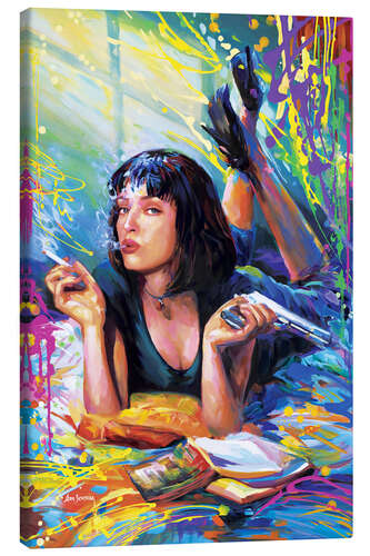 Canvastavla Mia Wallace - Pulp Fiction