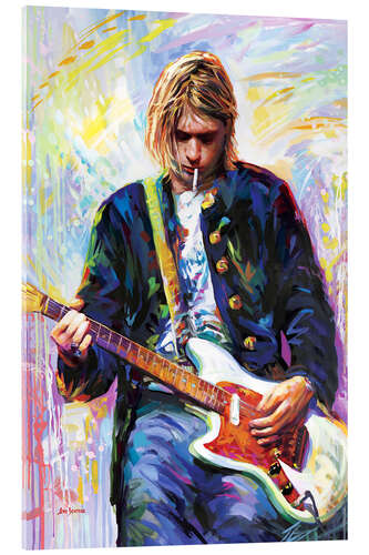 Acrylglasbild Kurt Cobain