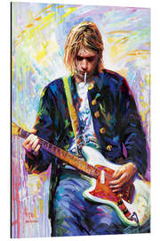 Aluminium print Kurt Cobain