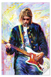 Wandsticker Kurt Cobain