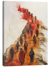 Canvas print Walking to Calvary - DejaReve